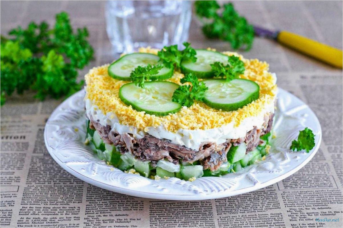 Идеальное сочетание вкуса и пользы — салат с аппетитным консервированным тунцом 