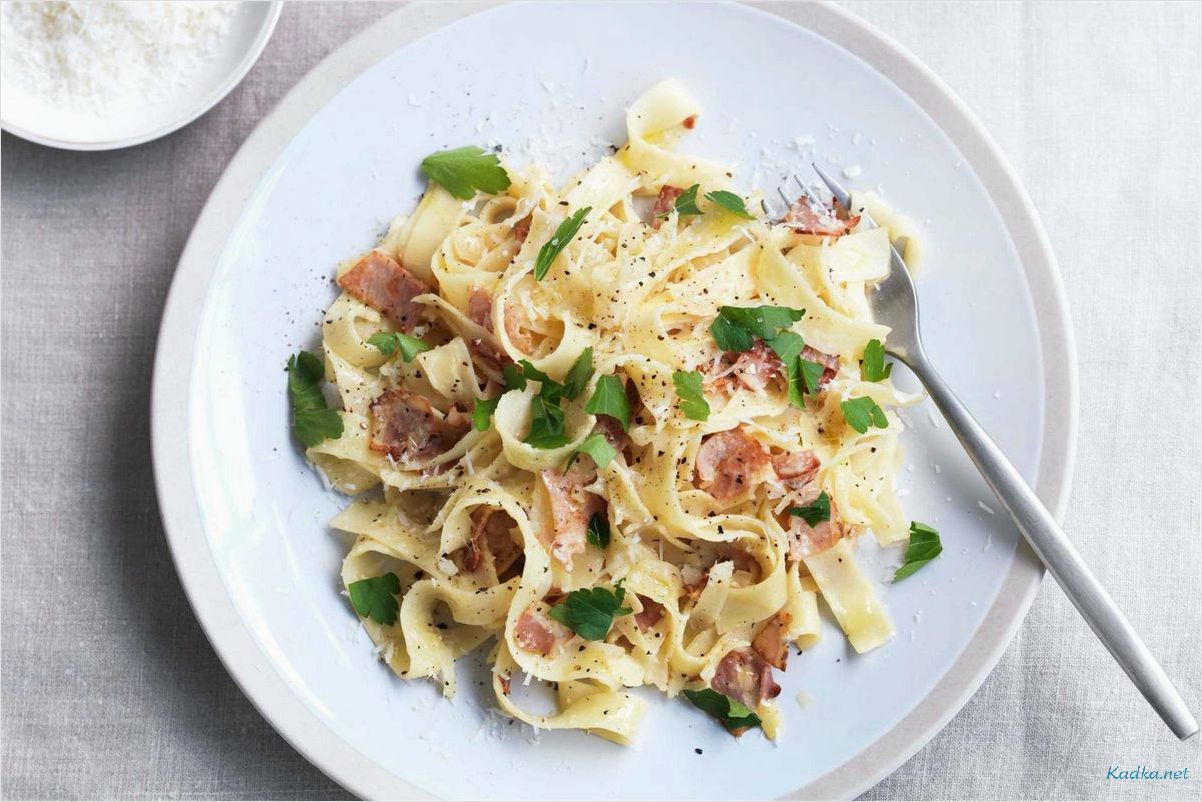 Тальятелле с беконом — рецепт приготовления и секреты итальянской пасты 