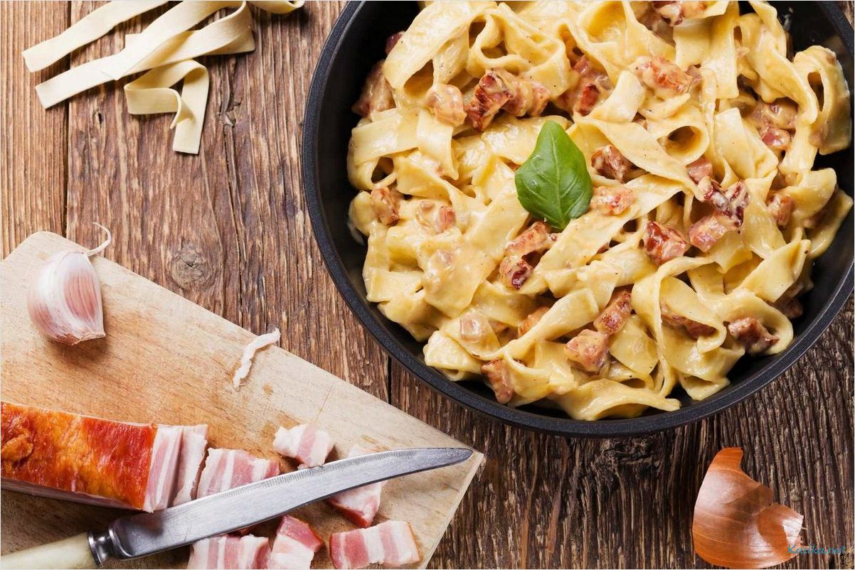 Тальятелле с беконом — рецепт приготовления и секреты итальянской пасты 