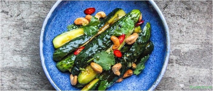 Bitte cucumbers auf chinesisch