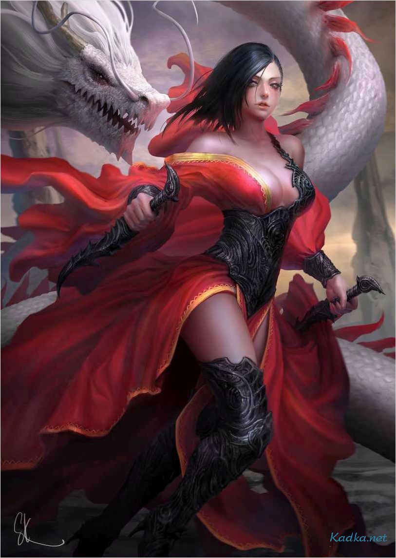 Женщина дракон арт: удивительные произведения искусства с образом женщины-дракона