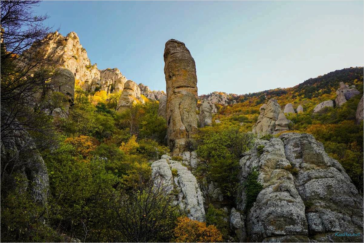 Долина привидений: откройте для себя удивительный мир Крымского туризма и путешествий