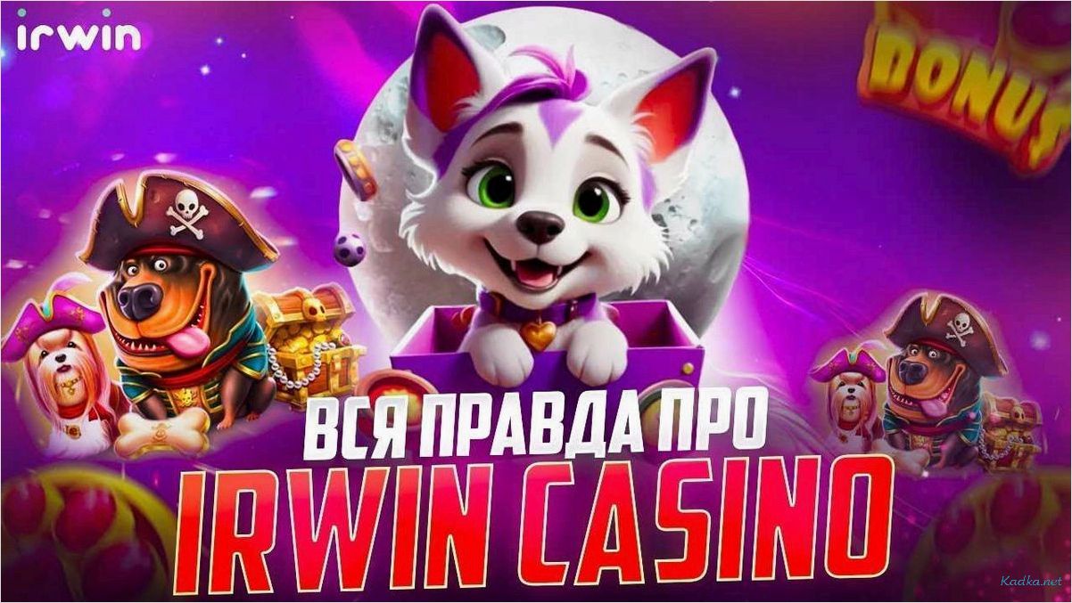 Увлекательный мир азартных игр с казино Irwin Casino