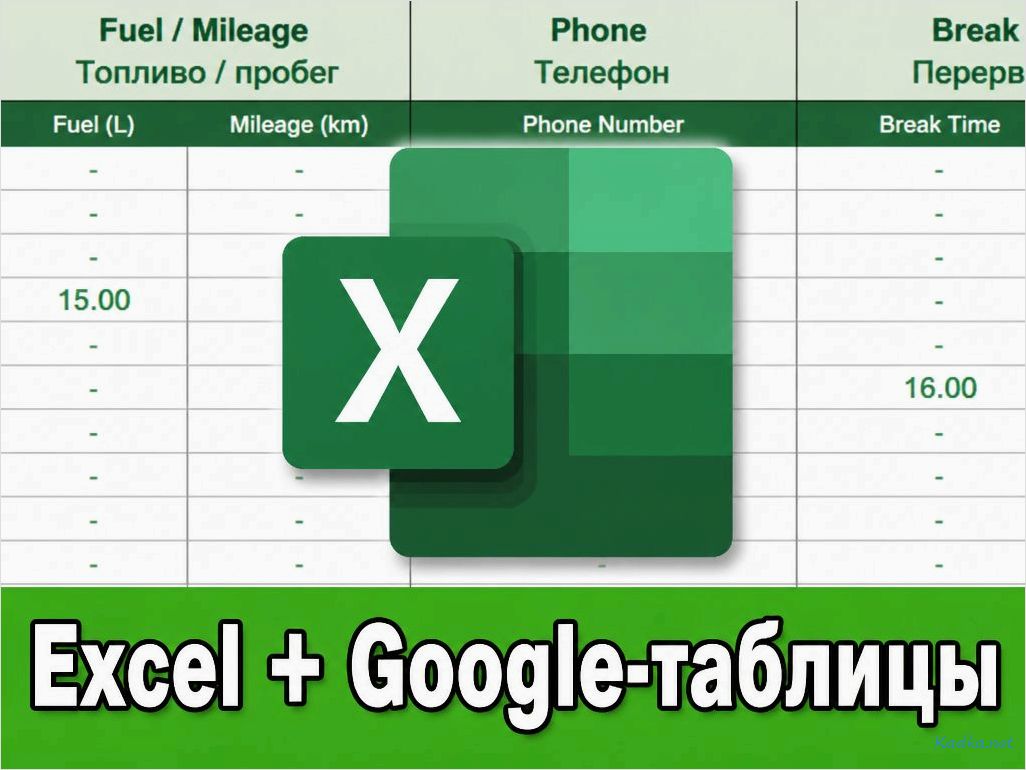 Excel и &laquo;Google Таблицы&raquo;: программа компьютерных курсов изнутри