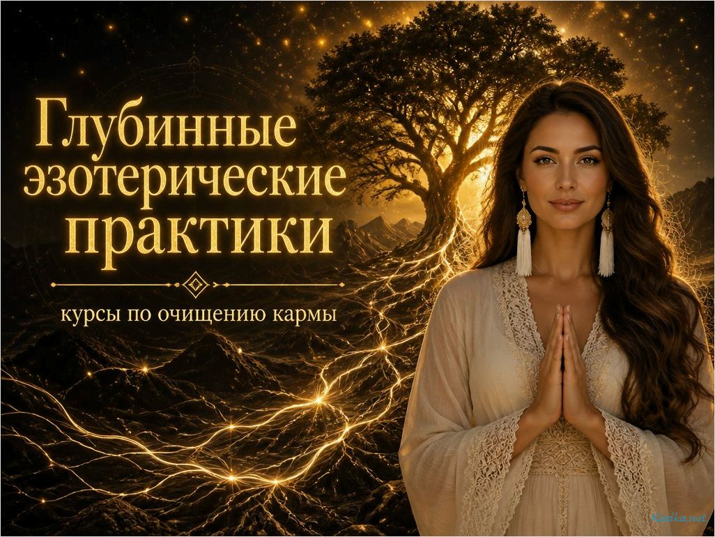 Глубинные эзотерические практики и курсы по очищению кармы